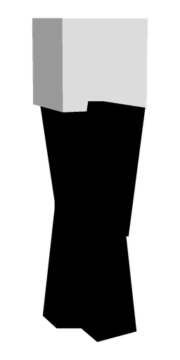 Black skin: body, left side render
