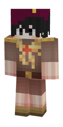 Black skin: body, front render