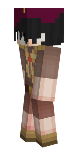 Black skin: body, left side render