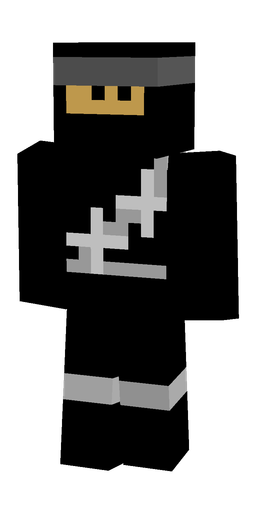 Black skin: body, front render