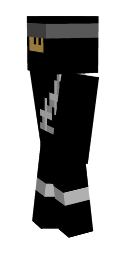 Black skin: body, left side render