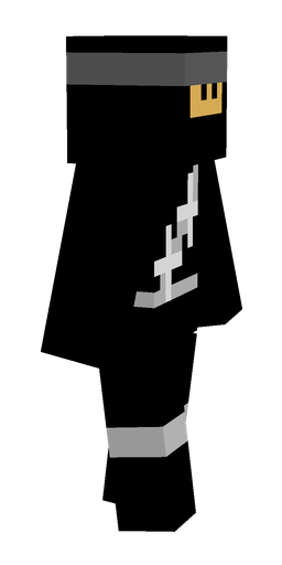 Black skin: body, right side render