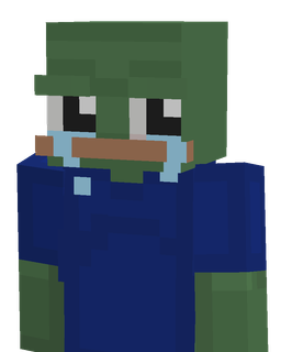 Blue skin: bust render