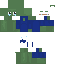 Blue skin: raw texture render