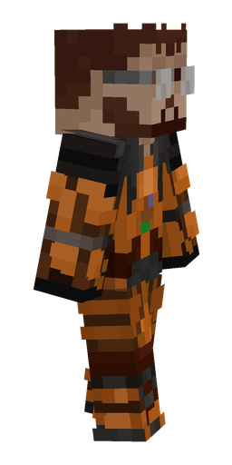 Black skin: body, right side render