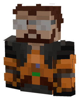 Black skin: bust render