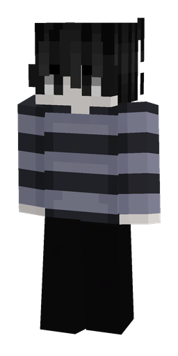 Black skin: body, front render
