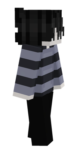 Black skin: body, right side render