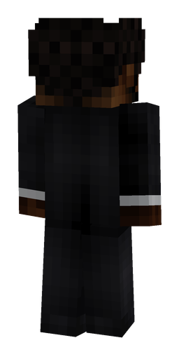 Black skin: body, back render