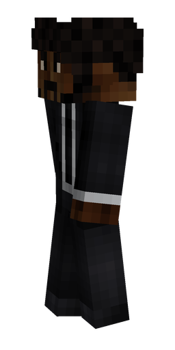 Black skin: body, left side render