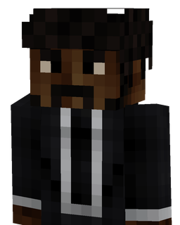 Black skin: bust render