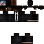 Black skin: raw texture render