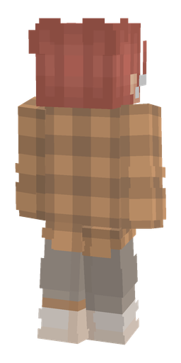 Gray skin: body, back render