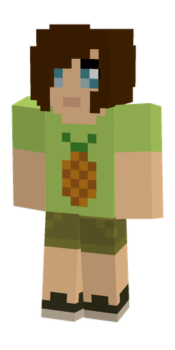 Brown skin: body, front render