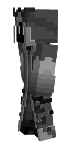 Black skin: body, left side render