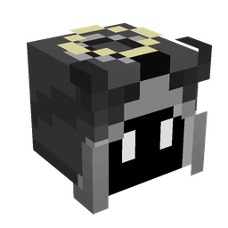 Black skin: head render