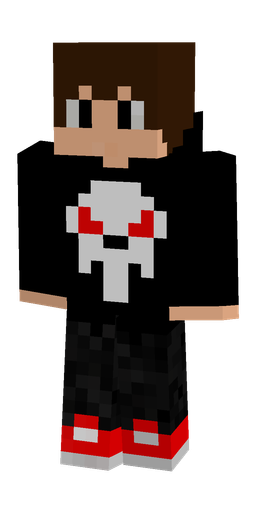 Black skin: body, front render