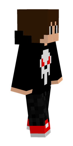 Black skin: body, right side render