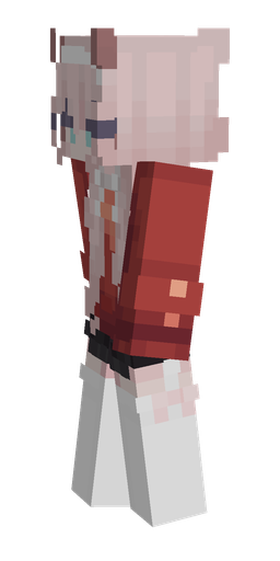 Pink skin: body, left side render