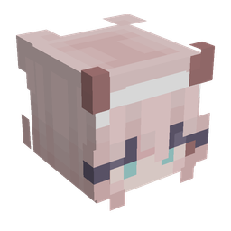 Pink skin: head render