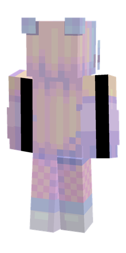 Blue skin: body, back render