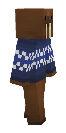 Blue skin: body, right side render