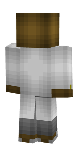 Brown skin: body, back render
