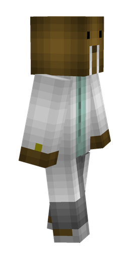 Brown skin: body, right side render