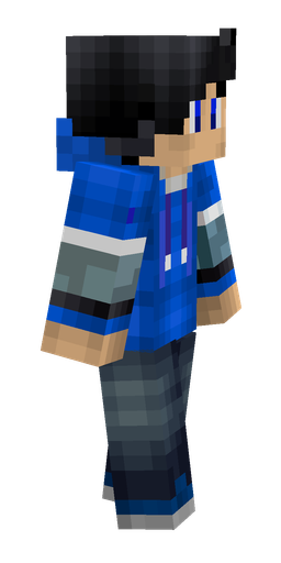 Black skin: body, right side render
