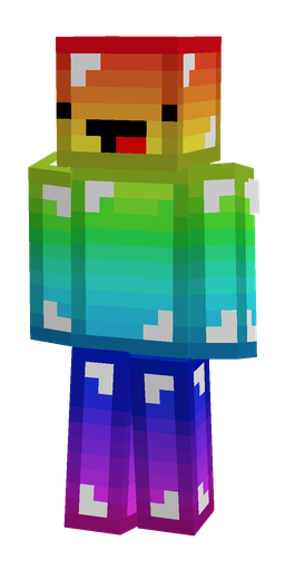 Blue skin: body, front render