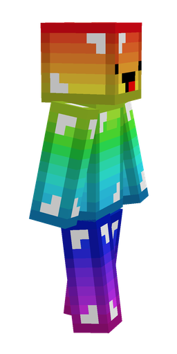Blue skin: body, right side render