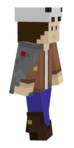 Blue skin: body, right side render