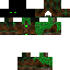 Black skin: raw texture render