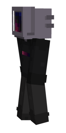 Black skin: body, left side render