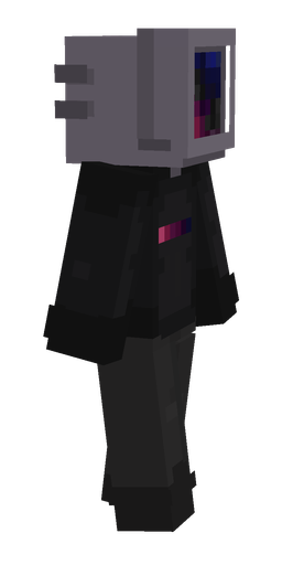 Black skin: body, right side render