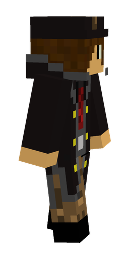 Black skin: body, right side render