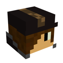 Black skin: head render