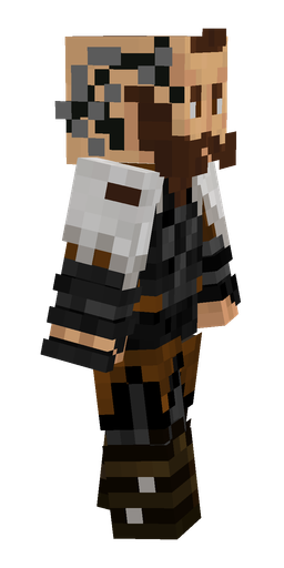 Black skin: body, right side render