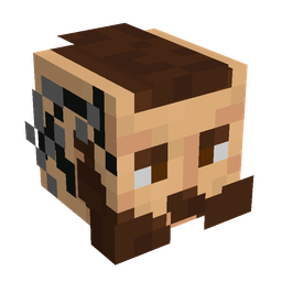 Black skin: head render