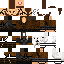 Black skin: raw texture render