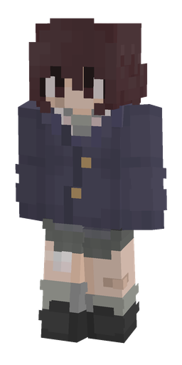 Black skin: body, front render