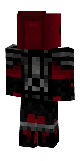 Black skin: body, back render