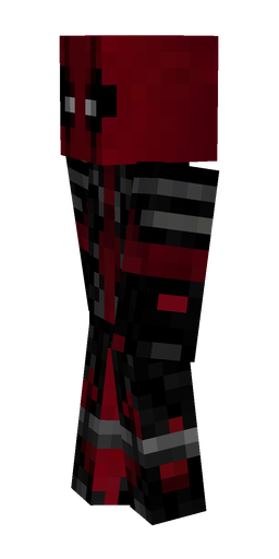 Black skin: body, left side render