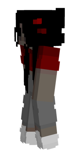 Black skin: body, left side render