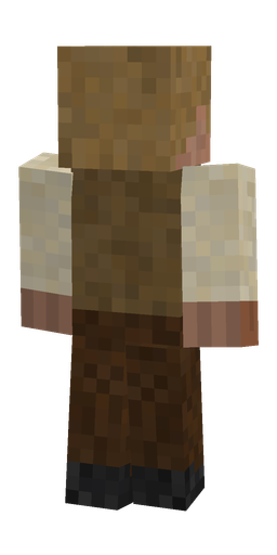 Brown skin: body, back render