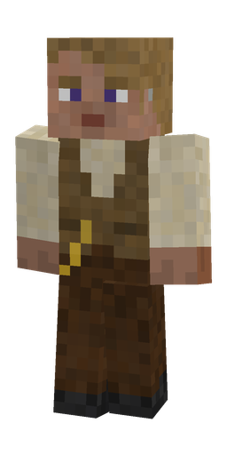 Brown skin: body, front render