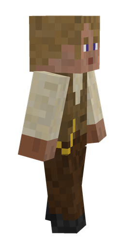 Brown skin: body, right side render