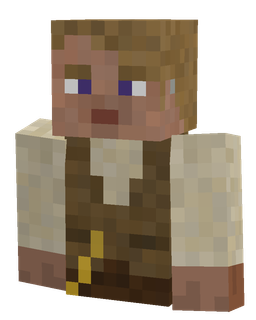 Brown skin: bust render