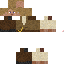 Brown skin: raw texture render