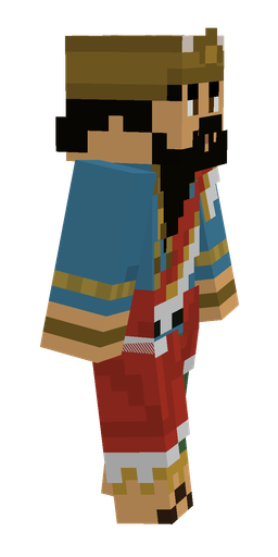 Blue skin: body, right side render